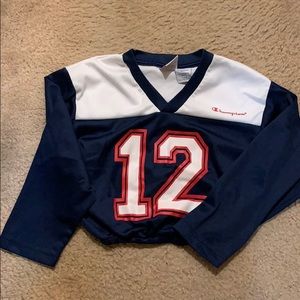 Remake cropped jersey